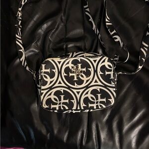 Guess Monochrome Animal Print Wallet